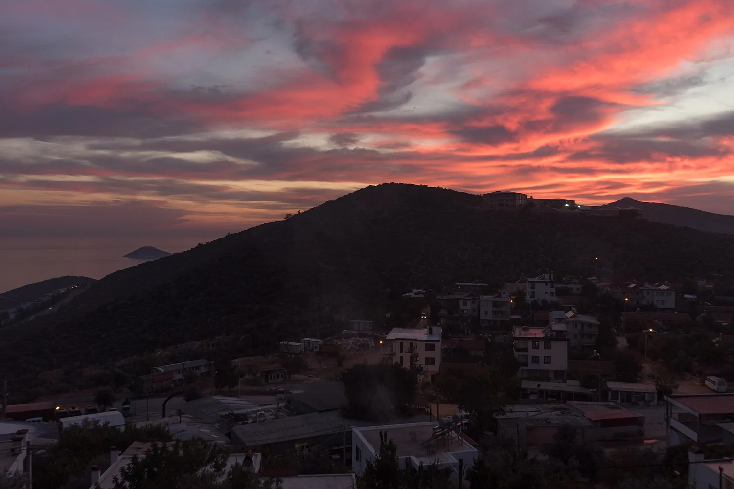 Sonnenuntergang in Kalkan