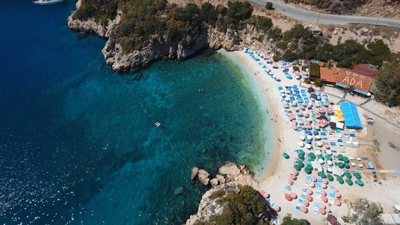 Büyük Çakıl Plajı manzara