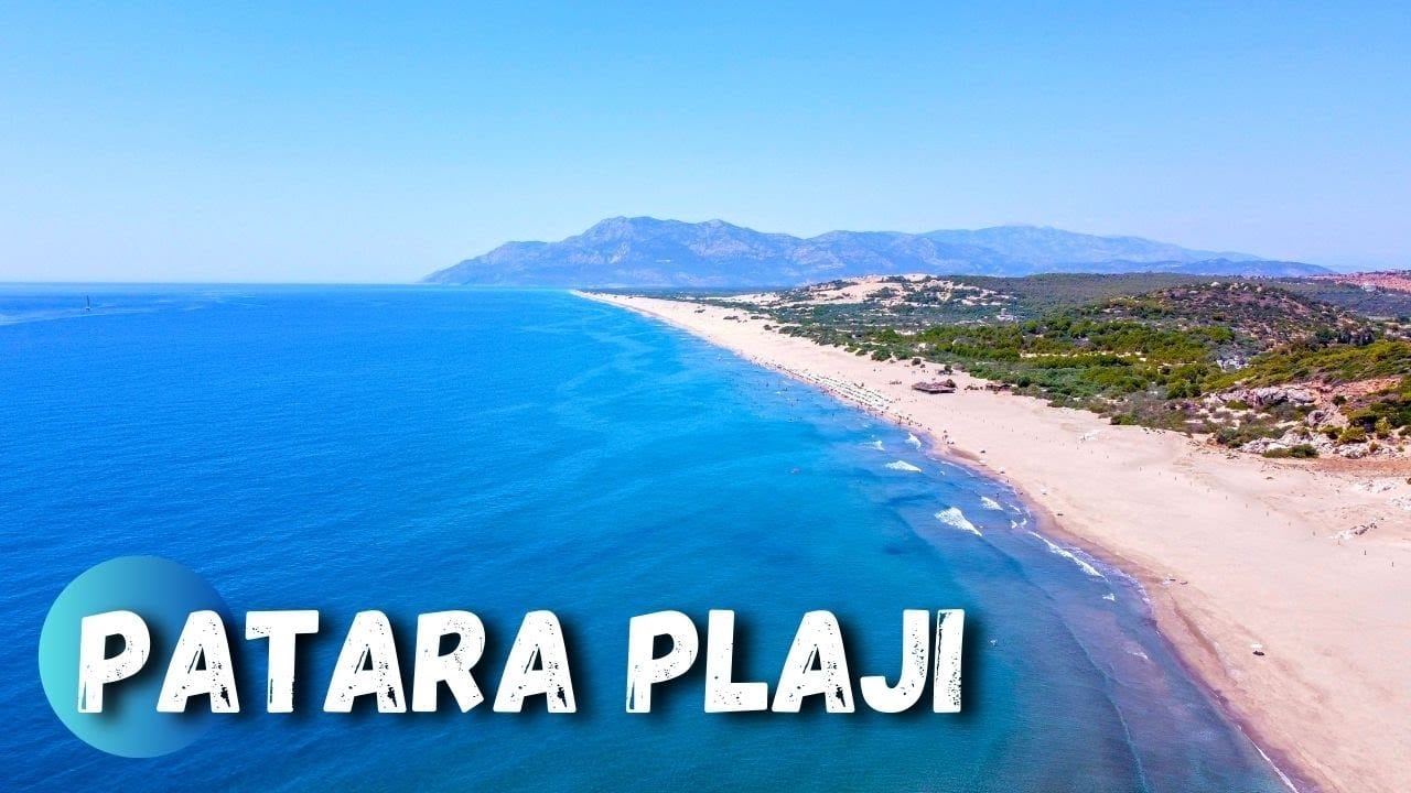Patara Plajı manzara