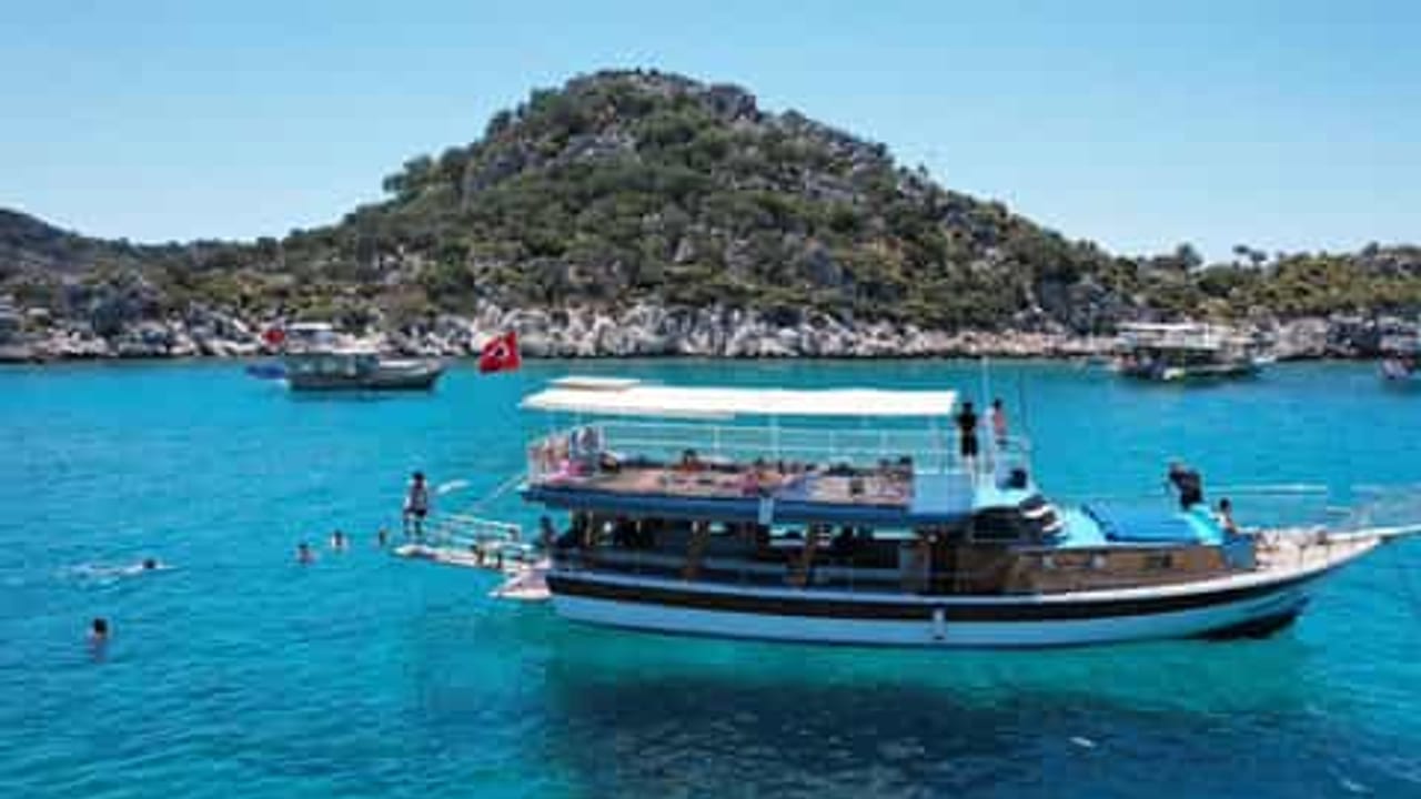 Patara Plajı Tekne Turu ambiyans